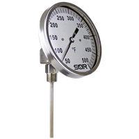 Adjustable Angle Bi-Metal Thermometer